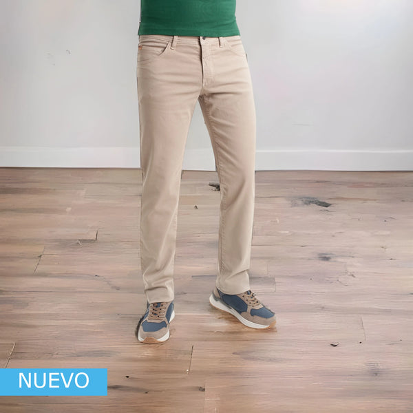 Nueva colección pantalones tejanos primavera en color beige en testimu.com de T'estimu moda