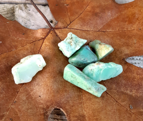 pierre roulée chrysoprase