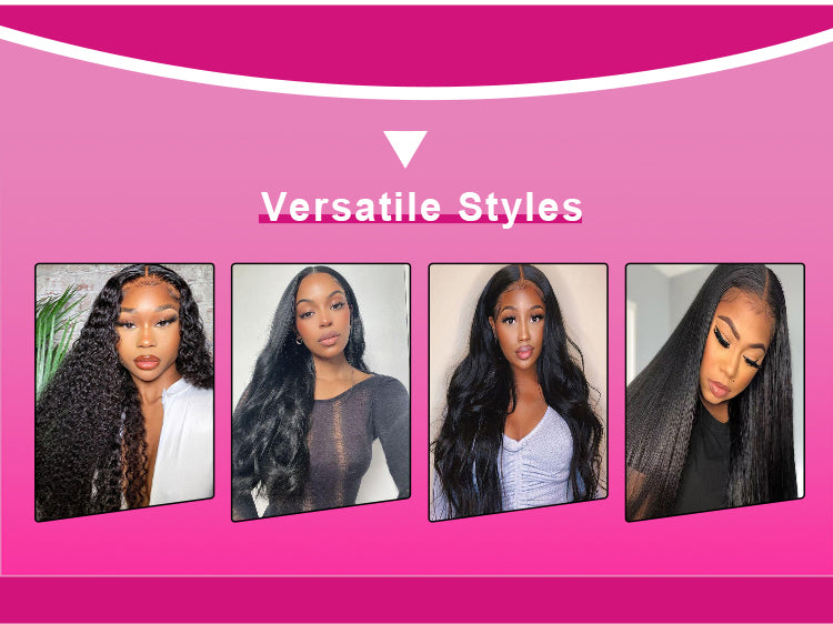 Dorsanee Hair Ginger Colored Water Wave 5x5 HD Human Hair Lace Wig Black Girl