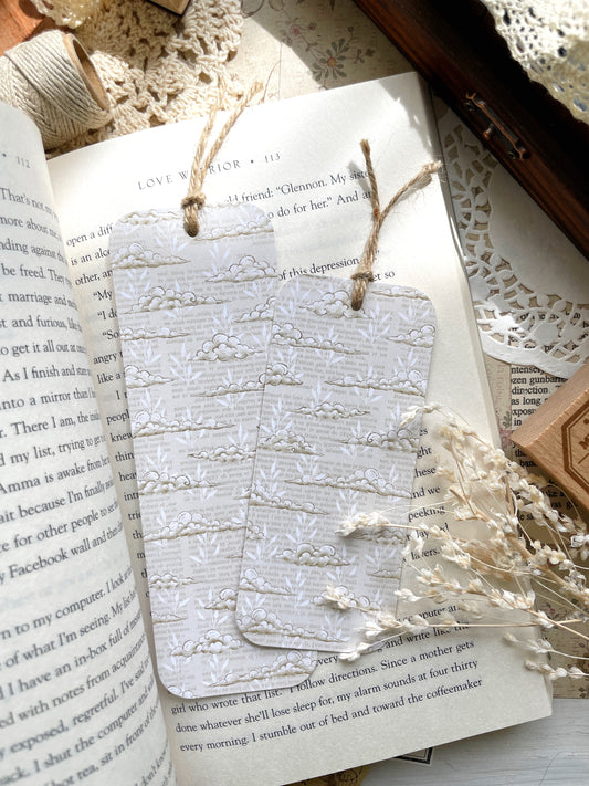 Mushroom Rain Double-Sided Bookmark – Ingrid Press