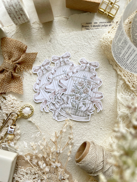 lace bow sticker flake 1.3x1.75 – Leelajournals