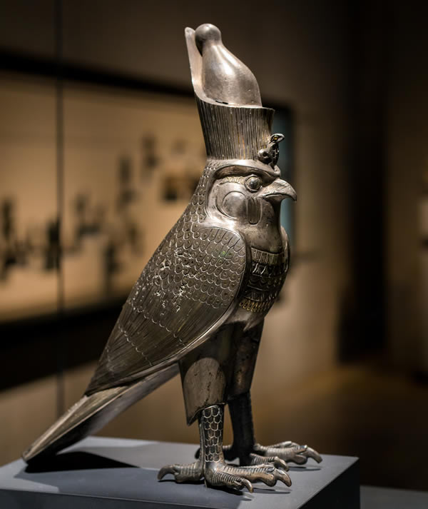 Egyptian God Horus made from Silver and Electrum circa 500BC