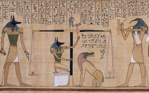 Papyrus of Hunefer - Hunefers Books of the Dead