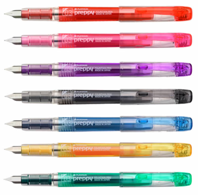 Platinum Preppy Fountain Pens for Beginners