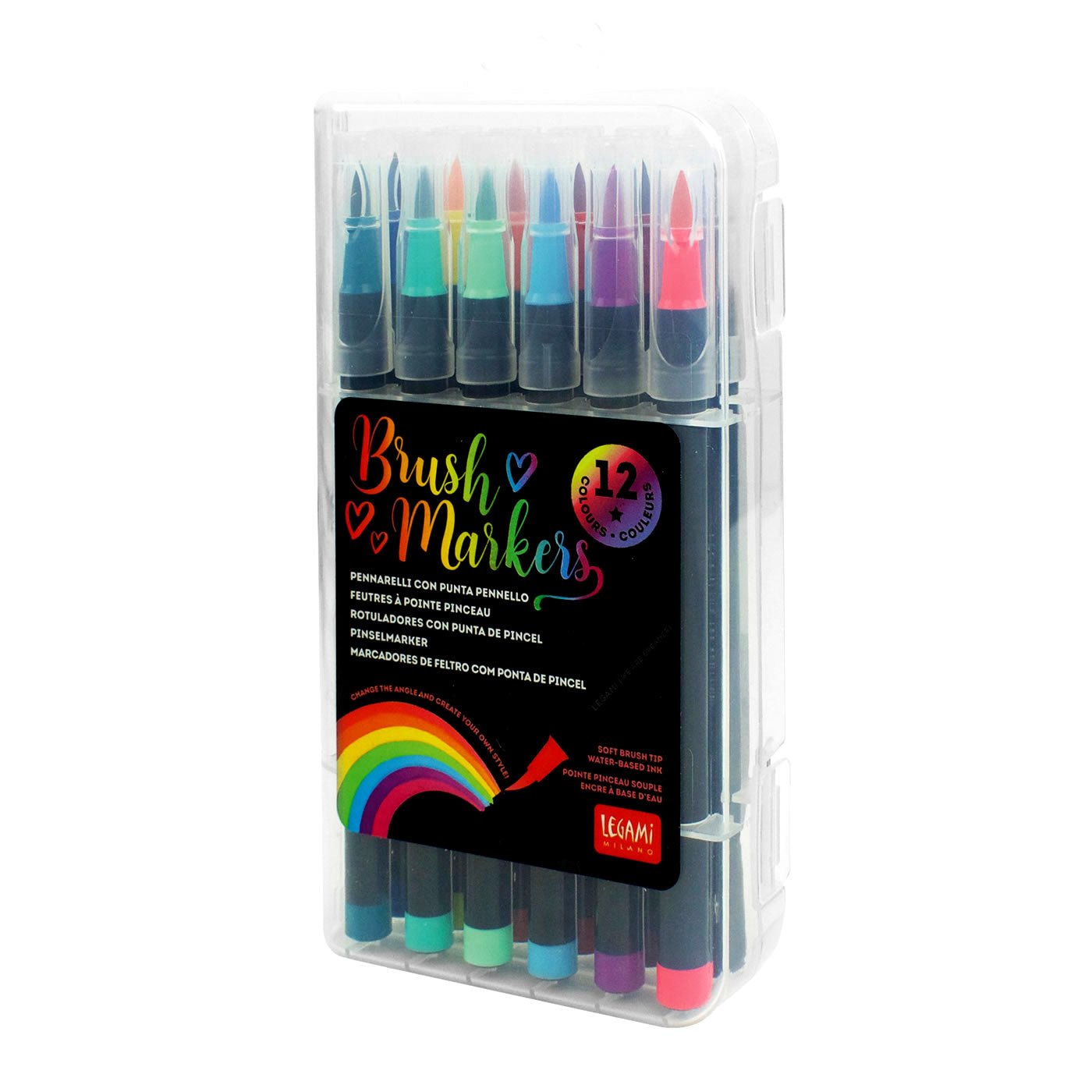 Legami Brush Markers - Set of 12 | Executive Pens Direct