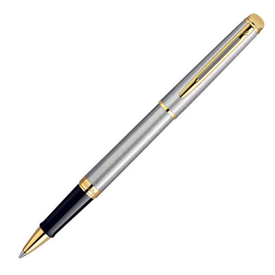 Waterman Hemisphere Black Gold Trim Ballpoint Pen