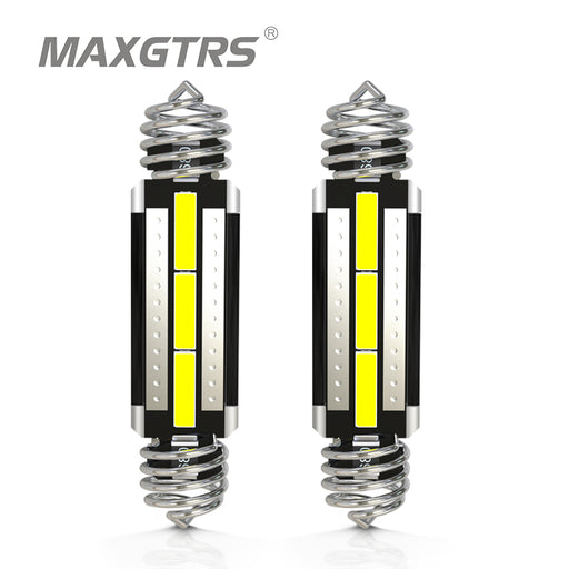 LED Car Lights Bulb  MAXGTRS - 2× C5W Festoon C10W LED Bulbs CANBUS  28/29/31/36/39/41mm Cotton Interior Light Auto License Plate Dome Lamp —  maxgtrs