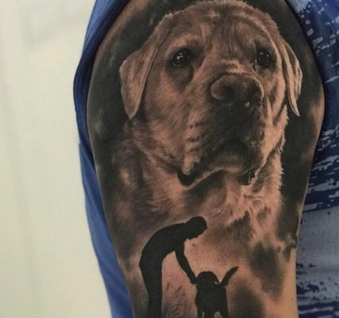 LA Tattoo Yeono on Instagram Labrador Retriever  Done at robineggstudio