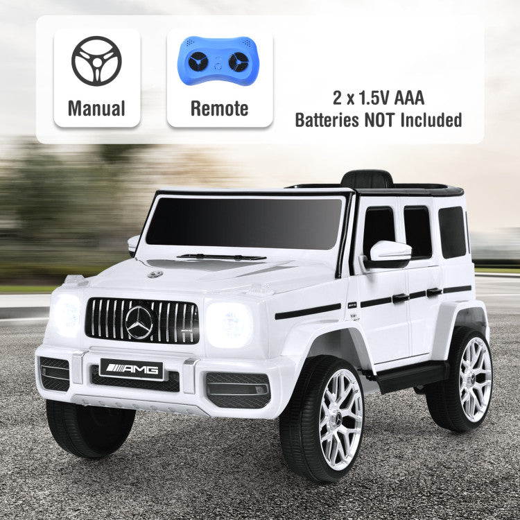 Dual Play Modes: Experience ultimate control with both remote and manual modes. The 2.4G remote lets parents manage speed and direction, while kids can navigate using the steering wheel and pedal under supervision. Plus, a convenient handle and wheels are built-in for easy transport if the battery depletes.