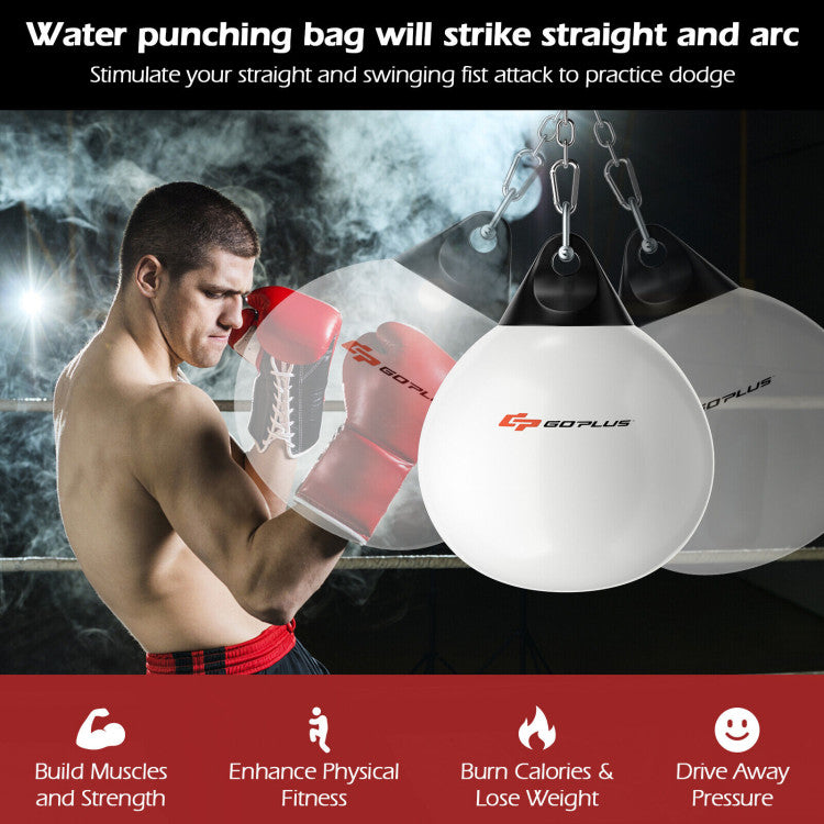 Suitable for Various Sports: The water boxing bag is an excellent investment for kickboxing, taekwondo, muay Thai, Krav Maga, mixed martial arts, and more. Versatile and suitable for the entire family, it's the perfect addition to your home gym, ensuring a well-rounded training experience for all.