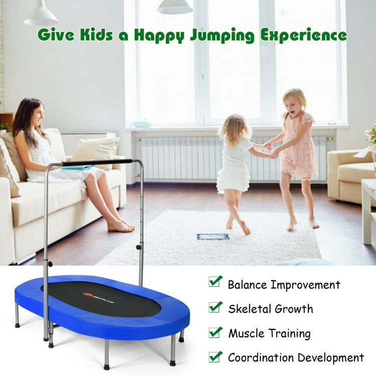 Promotes Health and Fitness: Beyond fun, our trampoline contributes to a healthy lifestyle by stimulating blood circulation for elders, aiding weight loss, burning calories, and promoting skeletal growth and balance improvement in children.