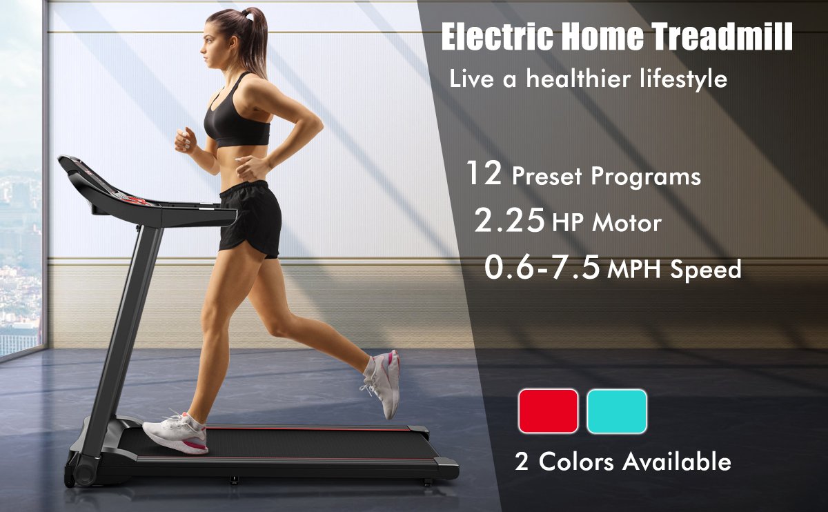 LED Display and Pulse Sensor: Elevate your workouts with our folding treadmill featuring a premium LED display and pulse sensor. Track real-time data, including time, speed, distance, calories, and pulse, for a comprehensive fitness experience. Stay in control of your health and fitness journey.