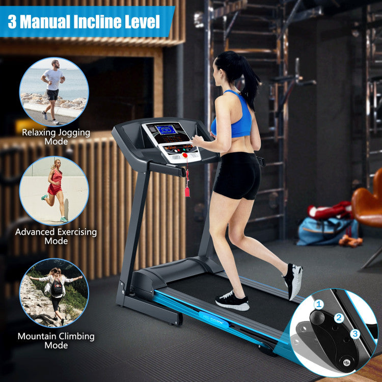Customizable Speed and Program Options: Tailor your workout with speed levels ranging from 0.5 to 7.5 MPH and 12 diverse programs. Boost cardiovascular health, enhance overall fitness, and burn fat with this dynamic fitness machine.