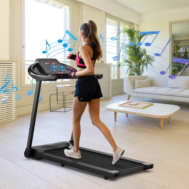 Versatile Training Options: Experience 12 preset programs and adjustable speeds from 0.6 to 7.5 mph on our treadmill. Whether you're in a walking, jogging, or running mood, switch effortlessly with auto and manual functions. Tailor your workouts for maximum impact.