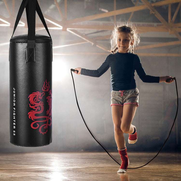 Considerate Punching Bag Hanger: Enjoy a hassle-free setup with high-quality straps and a sturdy hook for easy punching bag installation. Designed to withstand intense workouts, the set features reinforced side stitching for long-term use. Let your kids practice their skills confidently without worrying about any equipment failures.