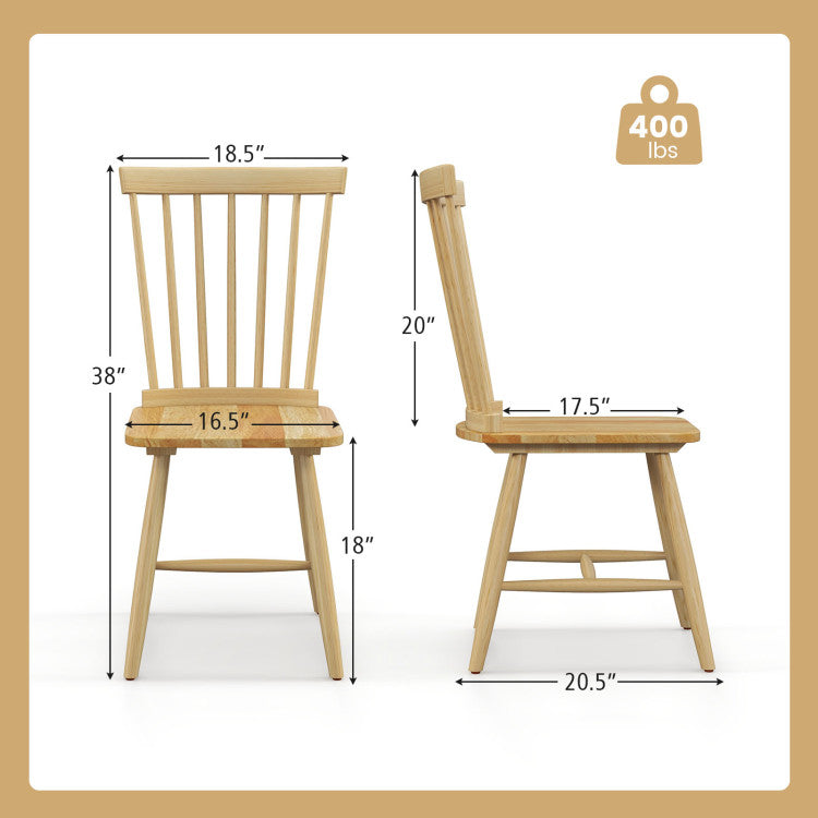 Simple Style and Easy Assembly:  Embrace simplicity and style with our Windsor chairs – a versatile addition to your dining or working space. Effortless assembly, guided by user-friendly instructions, ensures that you enjoy both sophistication and comfort without any hassle.
