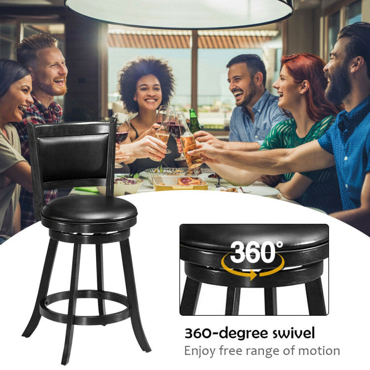 Seamless 360° Swivel: Foster dynamic conversations with the 360° swivel design, granting freedom of movement. Perfect for entertaining guests or enjoying meals with flexibility in any direction.