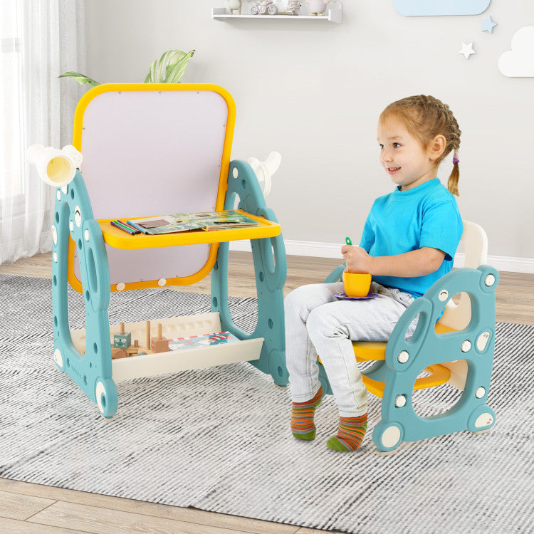 Perfect Festival Gift: Surprise your little one with the ideal festival or birthday gift! Suitable for ages 1-12, this easel promotes hands-on ability, imagination, and creativity. Easy to assemble and clean, it also encourages valuable parent-child interaction.