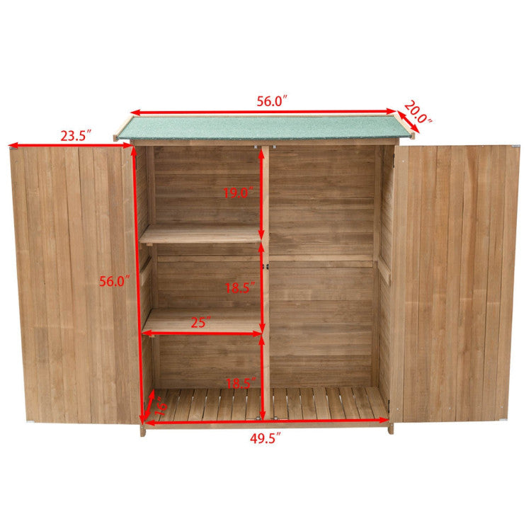 Effortless Assembly and Product Details: Assembling this storage shed is a straightforward process with the help of comprehensive instructions. Additionally, it arrives in two boxes, so you may receive them on different days for your convenience.