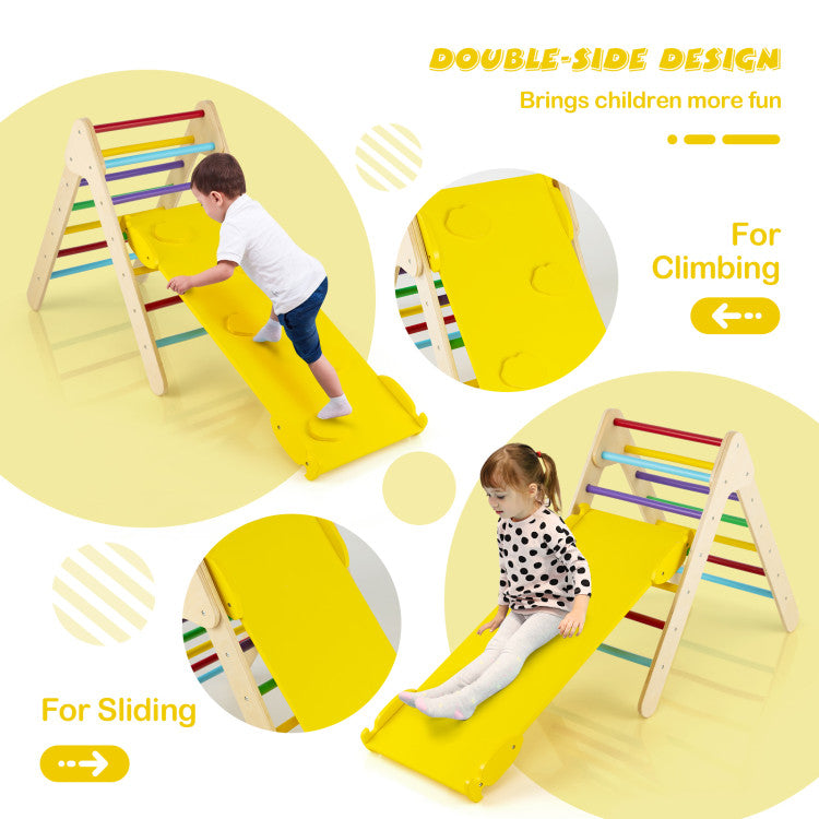Versatile Play Anywhere: Perfect for various settings, from homes to kindergartens. This climbing triangle offers a fantastic way for kids to have fun while staying active. Don't miss out on this must-have children's gift!