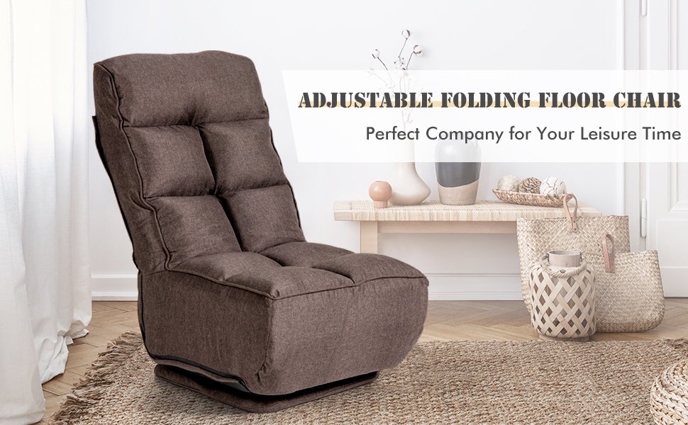 Easy Living, Easy Storage: Embrace convenience with our no-assembly-required floor sofa that effortlessly folds into a compact size. Ideal for easy storage and transportation, this chair ensures you can start enjoying your leisure time immediately. Convenience meets relaxation.