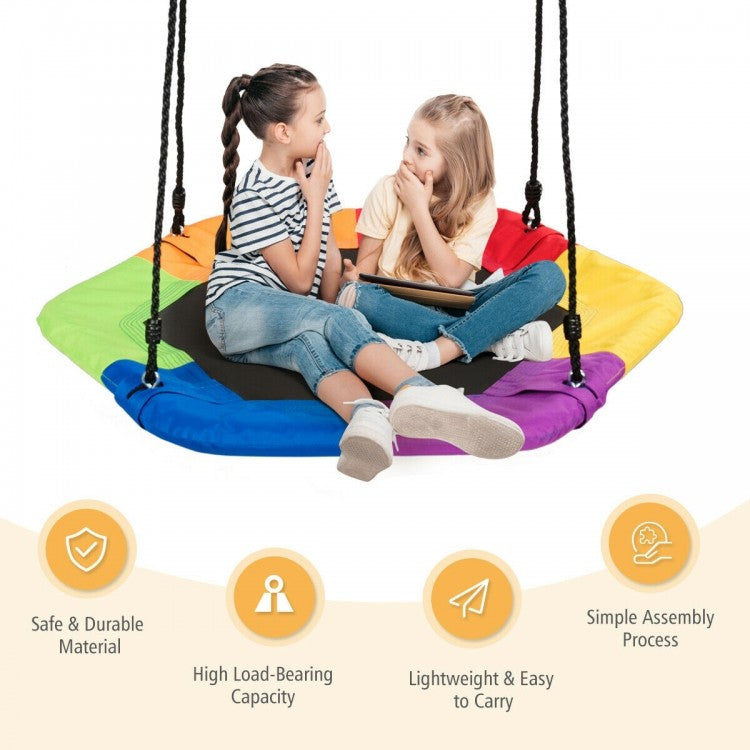 Suitable for various occasions: This tree swing can be used for many purposes, such as sitting, resting, reading, sleeping and playing. Plus, it will provide lots of fun for kids and parents and can be used in a variety of locations, including the backyard, park, or in the trees.
