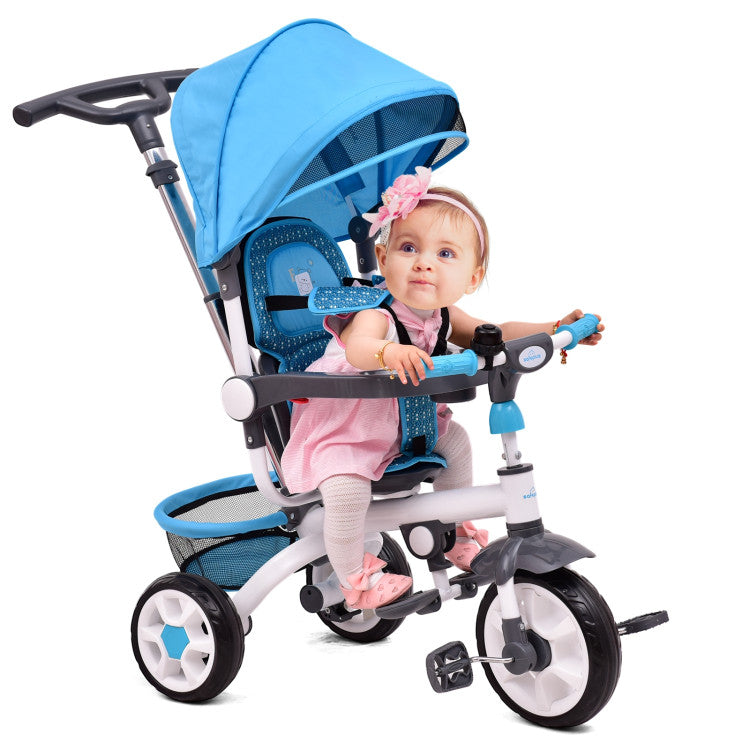 Unforgettable Gift for Toddlers: Celebrate birthdays or holidays with the perfect present! This tricycle guarantees a smooth and enjoyable ride with durable, shock-resistant wheels. Your child will cherish every moment!