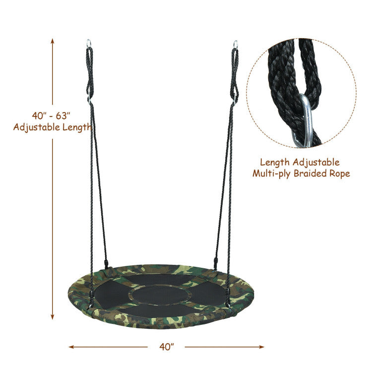 Adjustable Height Meets Different Needs: Since different venues can provide different sizes of space for swings, we designed them into styles whose height can be adjusted. You may adjust the height from 40"- 63" and choose the most appropriate one for your children to relax as the condition changes.