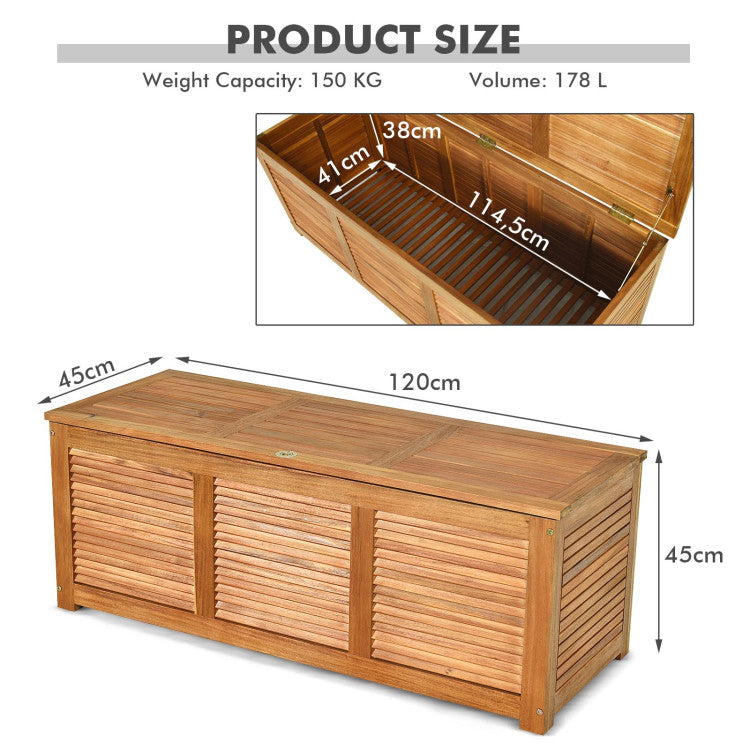 Effortless Assembly and Maintenance: Assembly is a breeze with all the necessary hardware and detailed instructions included. The overall dimensions of this deck box are 47.5" x 17.5" x 17.5" (L x W x H). Its smooth surface simplifies everyday cleaning, and any dust can be easily wiped away with a damp cloth.