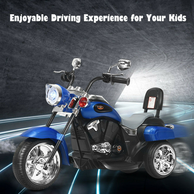 Unforgettable Gift for Kids: Create cherished childhood memories with this chopper-style motorcycle. It's an ideal gift that brings joy to kids, making it a fantastic active toy for boys and girls alike. Safety is paramount – rest assured, the motorcycle is made from certified ASTM-compliant materials, guaranteeing a reliable and secure playtime experience.