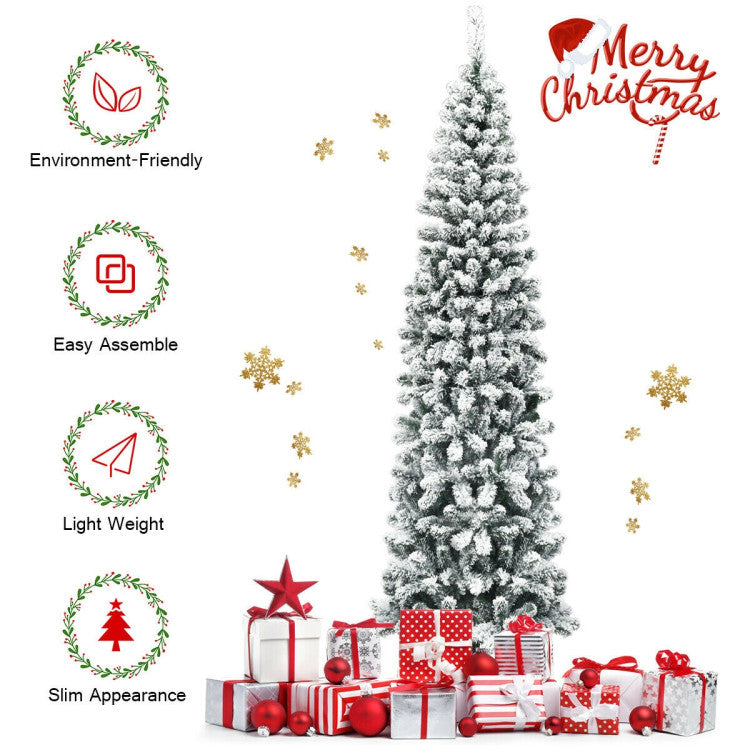 Easy to Fluff and Assemble: All hinged construction makes the artificial tree easy to fluff and set up, saving you a lot of time and effort. In addition, this Christmas tree can be divided into 2 sections and placed in a storage bag, allowing you to store it for future reuse conveniently.