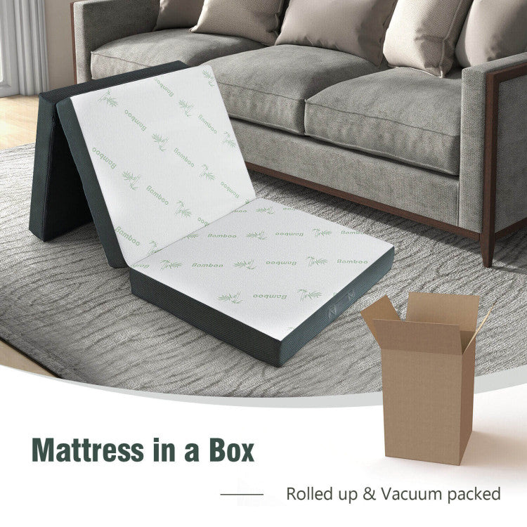 Hassle-free Mattress in a Box Experience: The camp mat arrives conveniently rolled up and vacuum-packed, ensuring a compact size for easy shipping. Upon receiving your package, simply unpack it, remove the film, and lay it on the floor or bed. Allow 48 hours for the mattress to fully expand into its original shape, ready to provide you with the ultimate comfort and support. Ideal for both home and on-the-go use!