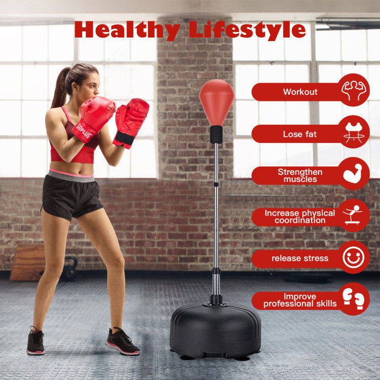 Wide Range of Applications: Unwind and de-stress after a long day, engage in fitness routines for a healthier body, or sharpen your skills as a professional athlete – our versatile boxing training equipment caters to all. Ideal for keeping children active and enhancing hand-eye coordination, this punching bag is your go-to solution for a variety of fitness needs.