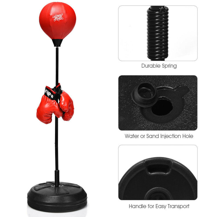 Portable Power: Need space? No problem. Our punching bag can be disassembled to a compact size, making storage a breeze after your invigorating boxing session. Get ready to punch your way to a healthier, stress-free you!