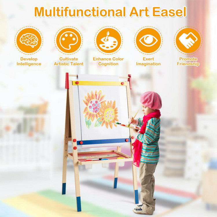Perfect Childhood Gift: Gift your child an enchanting easel that fosters creativity and strengthens parent-child bonds. Create a romantic and artistic atmosphere, guiding your little one towards the right interests for a memorable childhood.