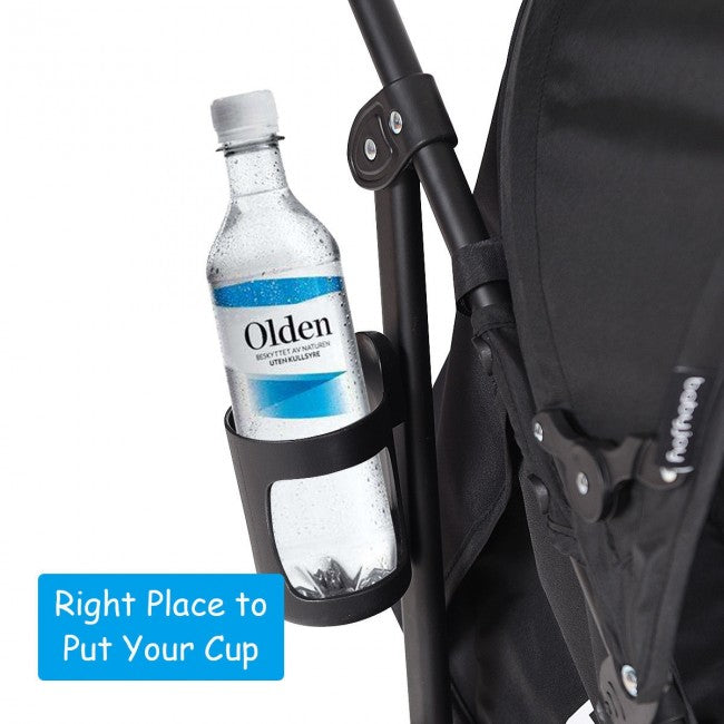 Large Enough Storage: The mesh basket under the baby seat can be used as a large storage for parents. Thus, dad and mom can effortlessly bring all they need outside. It also has a cup holder designed to help parents bring drinks or baby bottles with them.
