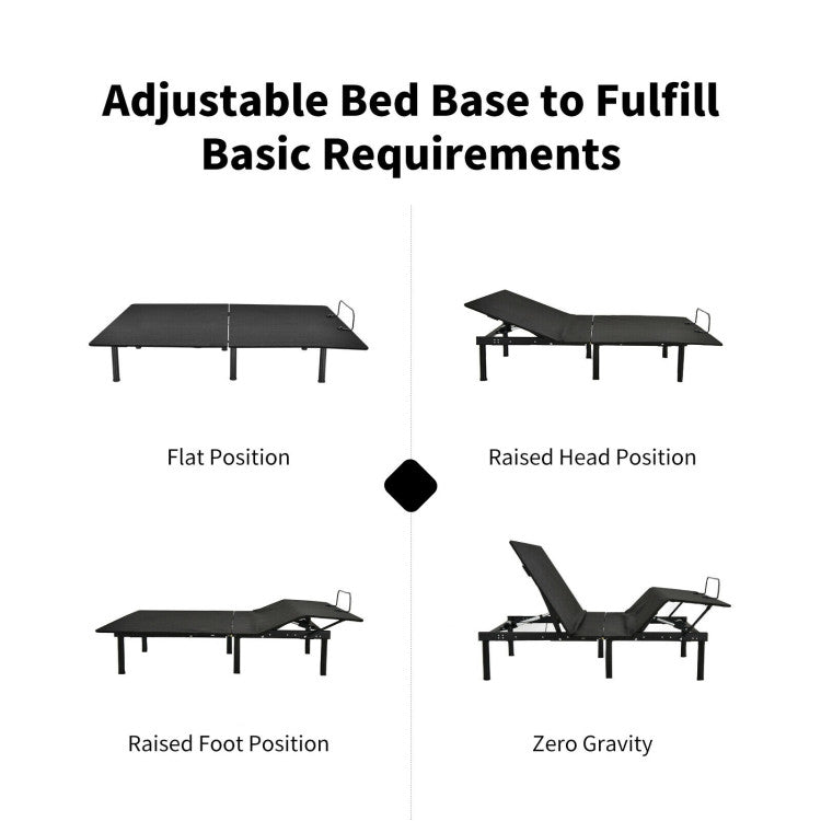 Foldable Design & Easy Assembly: Under the guidance of instructions, all you have to do is extend the bed base, attach the legs, cover the mattress, plug it in, and enjoy. Designed with the idea of convenient storage, the folding design makes the bed fold into a compact size without taking up too much space.