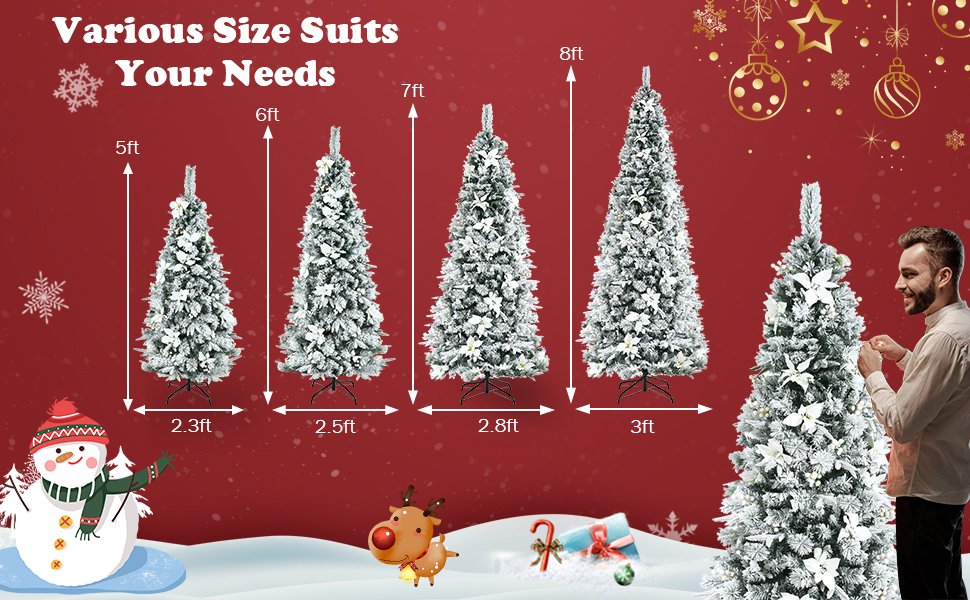 Premium PVC and PE Fusion: Expertly crafted from a blend of PVC and high-density PE materials, this Christmas tree is built to withstand the test of time, ensuring it graces your festive seasons for years to come. Its fire-resistant, non-allergenic construction guarantees the safety of your loved ones, including kids and pets. Robust Folding Metal Base: The tree comes with a durable metal stand designed for steadfast stability, keeping the tree upright and preventing any mishaps. The painted base is built to resist fading, maintaining its rich color. Effortless Assembly with Hinged Design: Setting up, disassembling, and storing this Christmas tree is a breeze with its convenient hinged branches. They expand easily, offering a more lifelike appearance and saving you precious time. Enjoy a hassle-free holiday season!