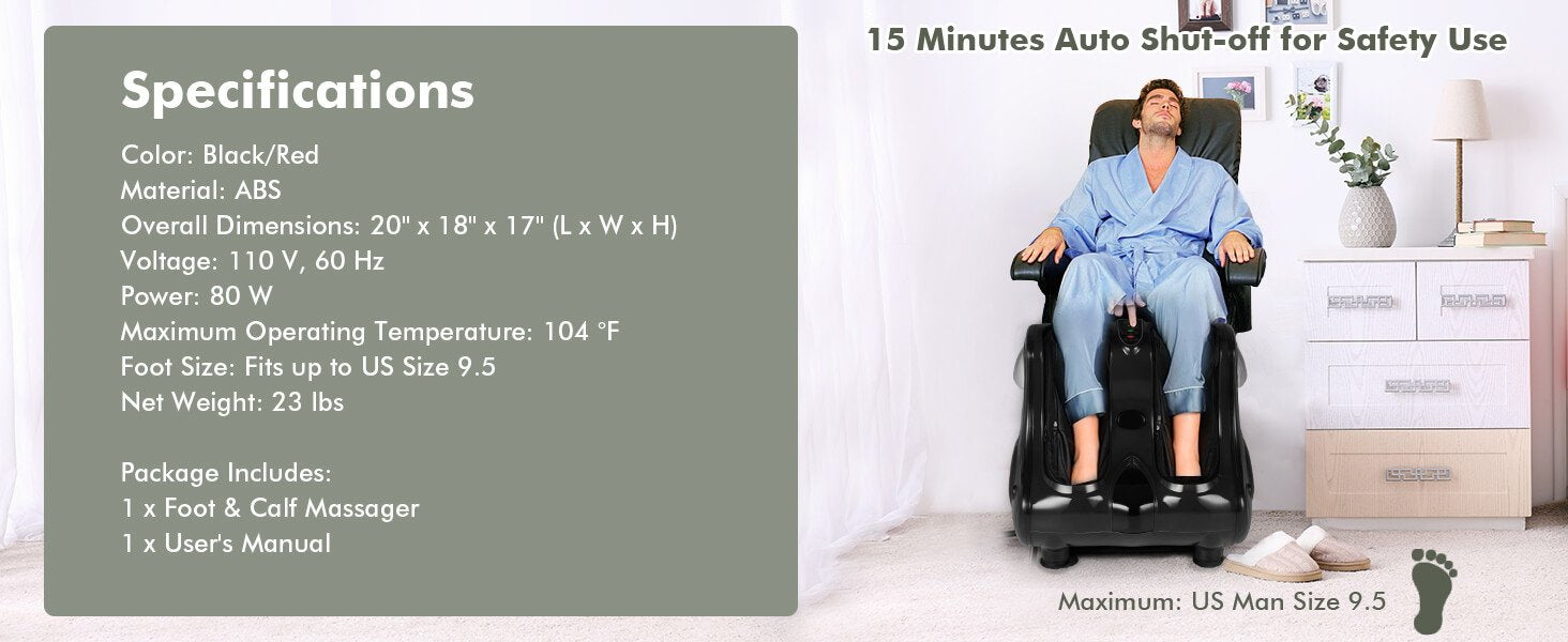 Versatile Tilt Design: Adapt the massage angle to your preference with the adjustable support metal bar, catering to various needs. The user-friendly control panel offers easy operation, providing a clear view of current massage modes for seamless adjustments.