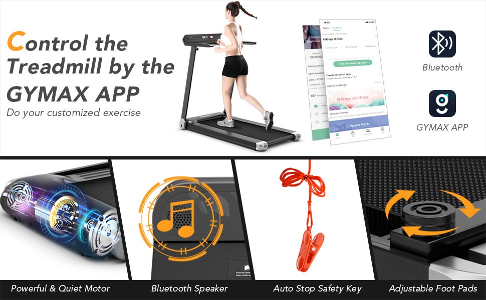 Bluetooth Speaker and Device Holder: Enhance your fitness experience with the built-in Bluetooth speaker, which allows you to connect your device and enjoy your favorite music or podcasts while exercising. The device holder is perfect for securely placing your phone or tablet for easy access.