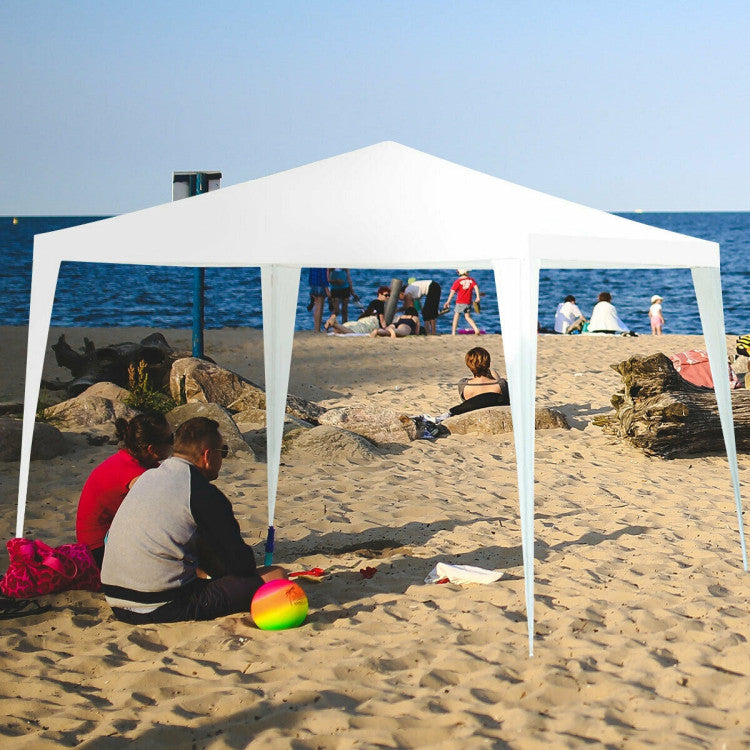 Multipurpose Outdoor Shelter: This outdoor canopy is perfect for various occasions, including patio leisure events, commercial use, parties, birthdays, sports events, picnics, BBQs, carports, and even outdoor medical stations.