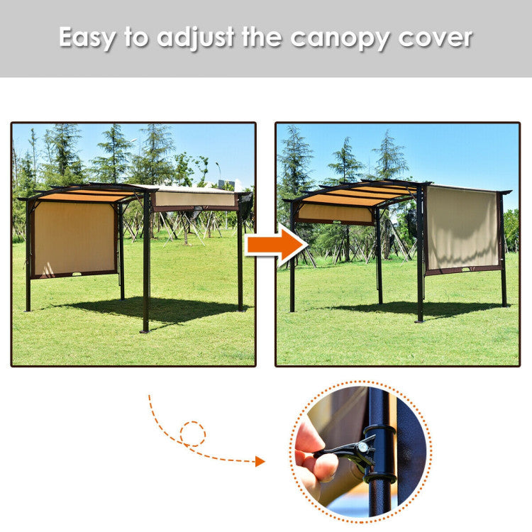 Effortless Setup: Equipped with sturdy steel poles and accompanied by clear instructions, assembling and disassembling this canopy is a breeze. Bid farewell to installation hassles as this design maximizes your time and efficiency.