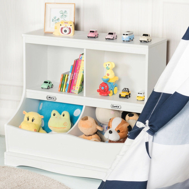 Thoughtfully Designed Features: The thoughtful inclusion of a name card slot in the center enhances organization for kids both at home and school. This design not only prevents mix-ups but fosters organizational skills and independence in children.