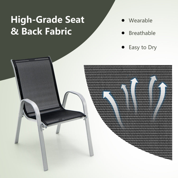 <strong>Breathable and Wearable Fabric:</strong> Beat the heat with our breathable and durable fabric! Crafted from high-grade material, the backrest and seat provide optimal airflow, keeping you cool even on the hottest summer days. Plus, the tear-resistant fabric ensures long-lasting comfort and reliability, making every outdoor gathering a breeze.<br>
