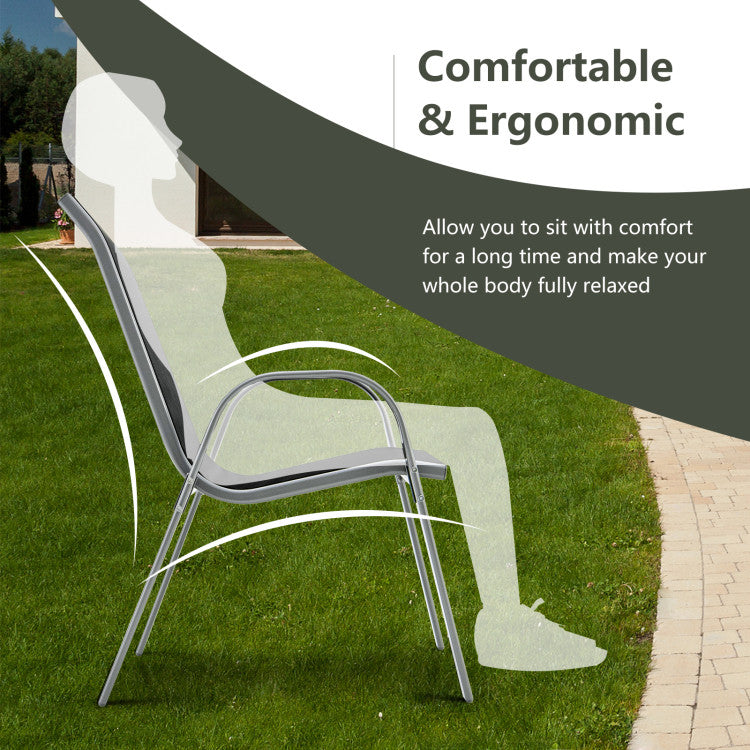 <strong>Comfortable and Ergonomic Chair:</strong> Say goodbye to complicated setups with our minimal assembly-required chairs! With a simple overall structure and fewer accessories needed, assembly is a breeze, saving you time and effort. With dimensions of 29" x 21.5" x 35.5" (L x W x H) and a comfortable seat height of 16.5", these chairs are perfect for any outdoor setting.<br>