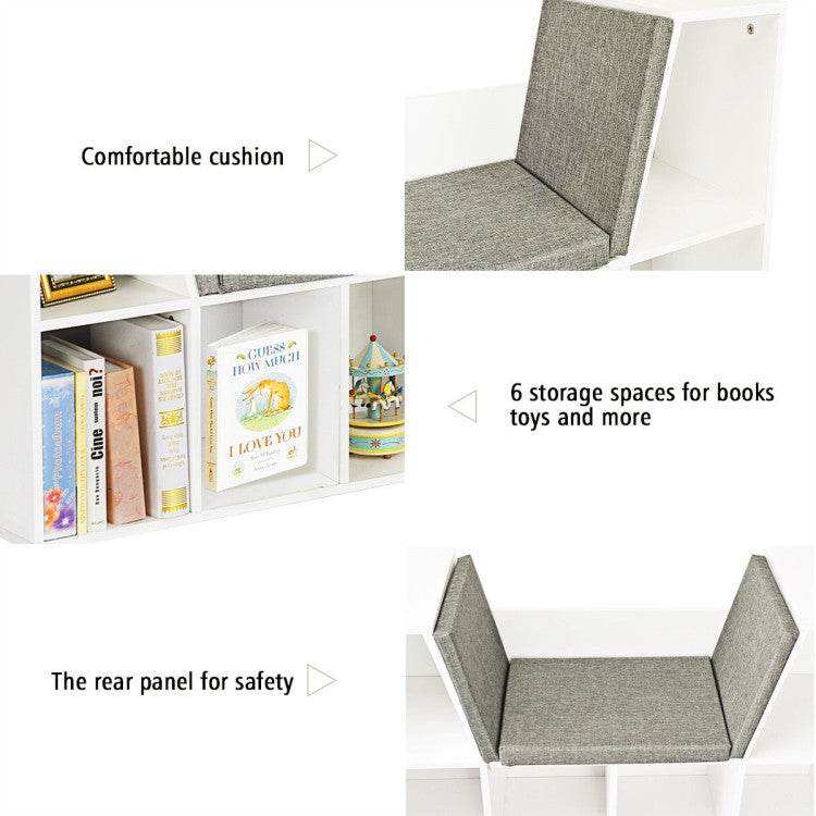 Stylish and Functional Bench: Enjoy a cozy reading nook or extra seating with our multi-purpose bench design. Ideal for entryways, kids' rooms, or living areas, the comfortable cushion makes it perfect for relaxation and reading. Its 20" x 12" size is ideal for kids, teenagers, or anyone looking for a convenient seating spot.