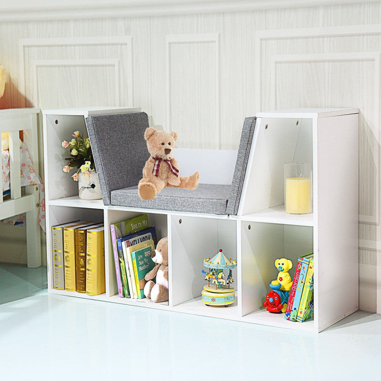 Upgrade to Larger Size: Experience the convenience of our larger bookcase with a reading nook. Now suitable for kids, teenagers, and even adults, it offers ample space to sit, read, or lie comfortably.