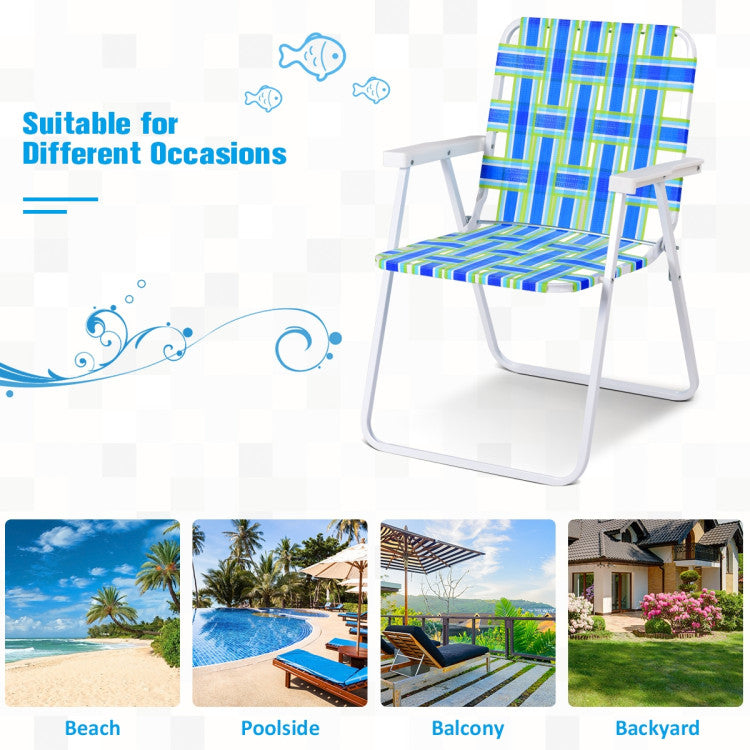 Versatile Outdoor Companion: Built to withstand various weather conditions, this chair is an ideal choice for outdoor concerts, festivals, beach outings, and park gatherings. With a set of 6 chairs, you can comfortably accommodate your entire family, ensuring everyone has a relaxing seat.