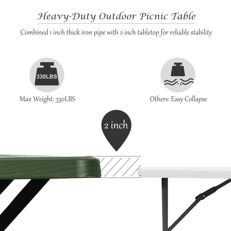 Child-friendly Round Table Edges: Prioritizing safety, the table and bench set features meticulously crafted rounded corners that safeguard against unexpected bumps. With these thoughtful design elements, you can let your children play worry-free while enjoying quality family time.
