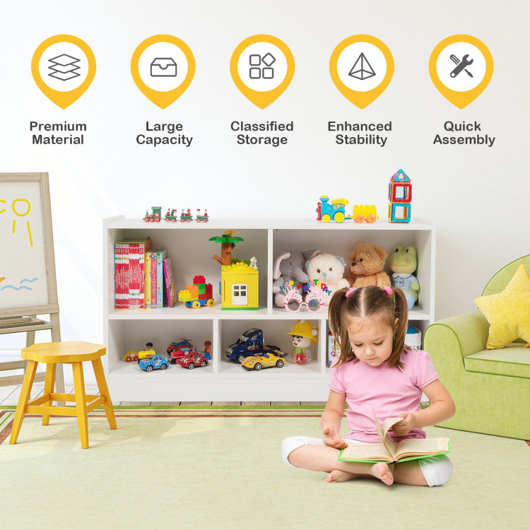 Kid-Friendly Design for Easy Access: We've raised the bottom by 4" to protect lower shelf items from smudges. At a kid-friendly height of 24", it encourages little ones to keep things tidy and organized, fostering great habits from a young age.